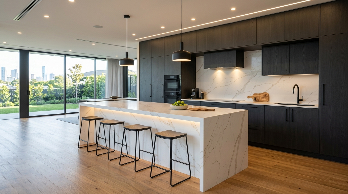 Cubierta de cocina de lujo contemporánea Puma Cordillera